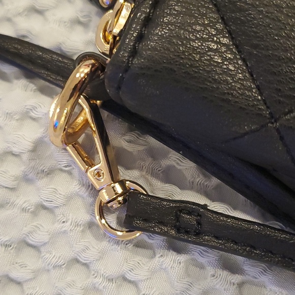 IMAN Crossbody. Black with Gold accents (#8) - Picture 3 of 7